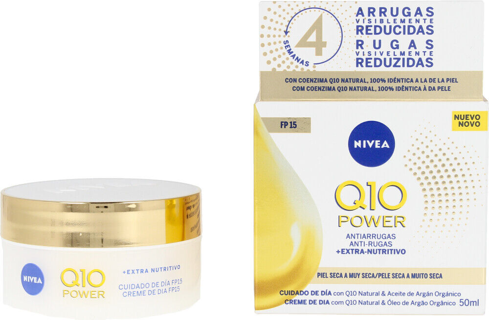 Nivea Q10+ Power anti-arrugas+extra nutritivo SPF15 50 ml