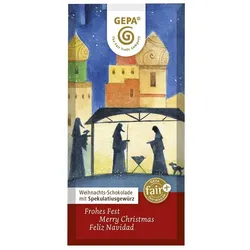 Weihnachtsschokolade mit Spekulatiusgewürz 40g
