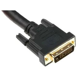 RS PRO DVI-Kabel A DVI-D Dual Link - Stecker B DVI-D Dual Link - Stecker, 10m PVC Schwarz (10 m), Videokabel, Schwarz