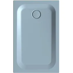 BetteUltra Rechteck-Duschwanne, 1100x700x35mm, 8725-418, Farbe: Blue Satin matt