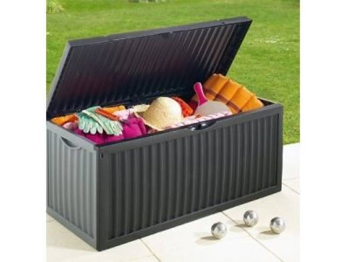 Coffre de jardin rangement extérieur pvc 270 L.