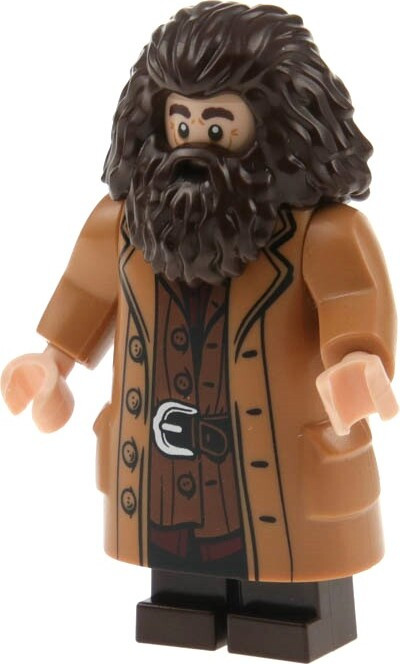 Lego Minifiguur Harry Potter Rubeus Hagrid met mantel 76423