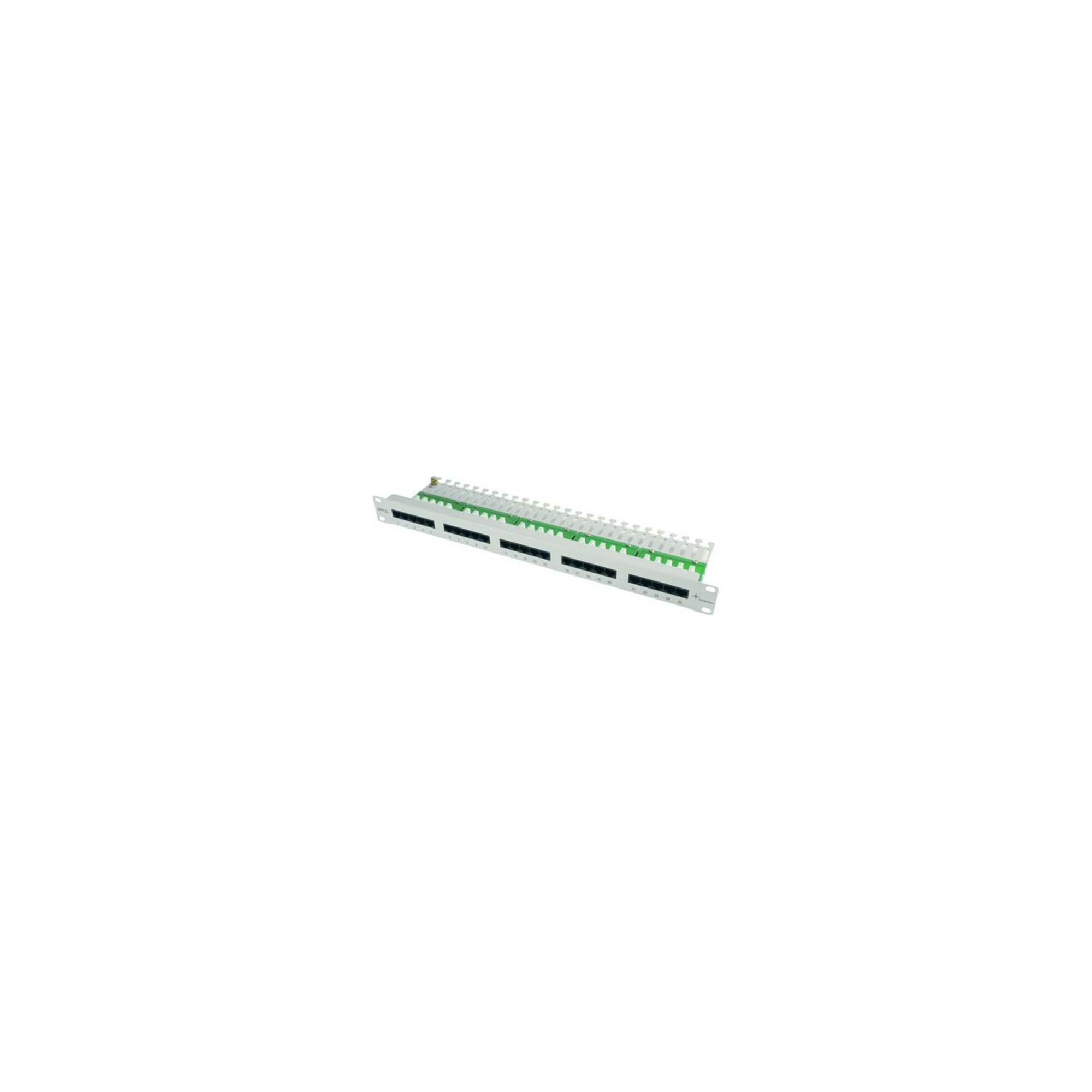 Telegärtner 19" ISDN-Panel 25-Port 1HE, RAL7035 MPPISDN 25-H kurz (100007031)