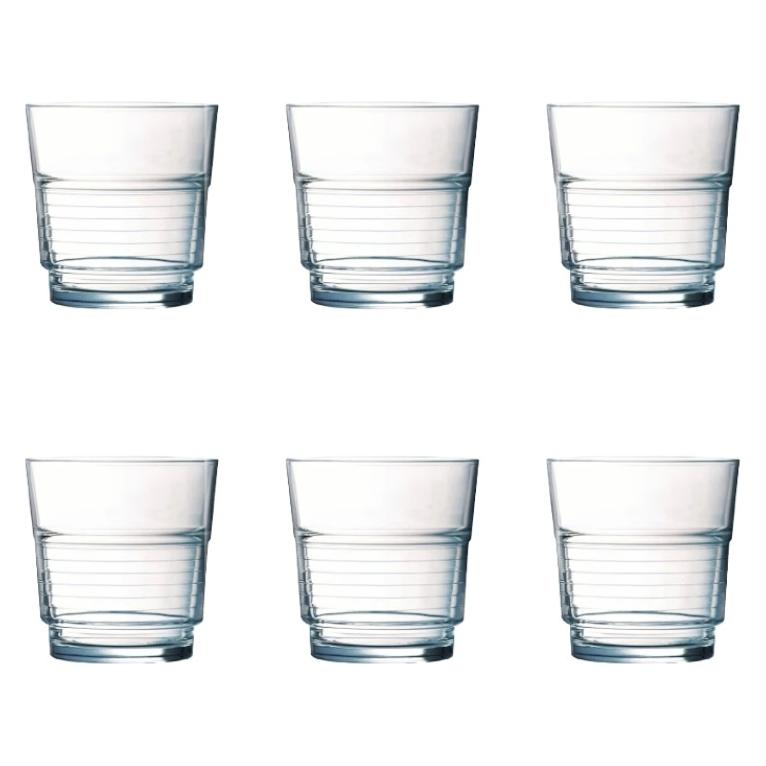 Arcoroc SPIRALE Hartglas O/F Becher 25cl (0.25 l, 6x) (ARC58057)