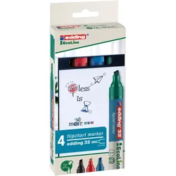 edding 32 Flipchart-Marker 1.0 - 5.0 mm Mehrfarbig
