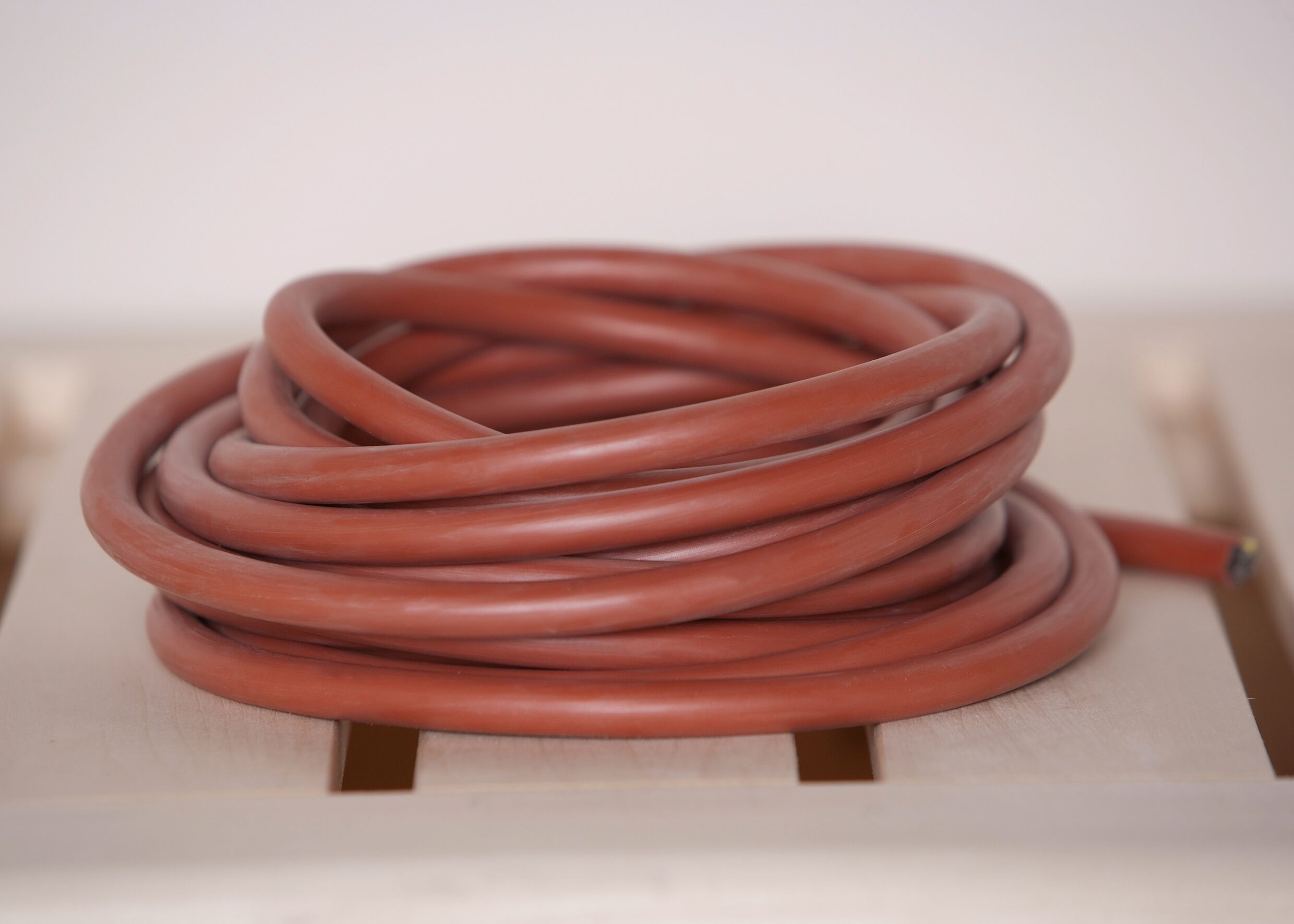 Silikonkabel WEKA, rot, Kabel, für Sanaofen »BioAktiv 7,5 kW«/»BioAktiv 9,0 kW«, 6,5 m