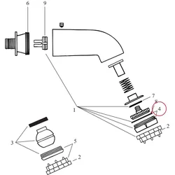 Hansgrohe Fixiermutter , 97104000 97104000