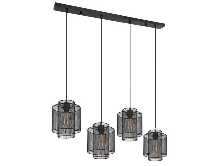 Hängeleuchte Augustin in Schwarz max. 40 Watt
