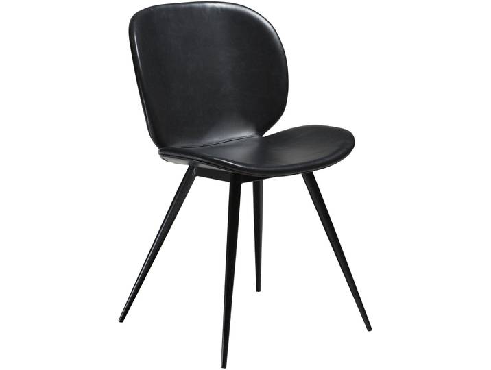 DAN-FORM Stuhl 2er-Set Cloud black Kunstleder
