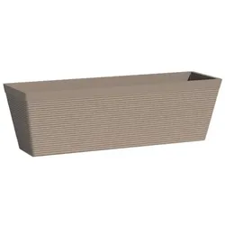 Garden ID, Blumentopf, Blumenkasten Taupe 50 x 16 x 16 cm (50 x 16 x 16 cm)
