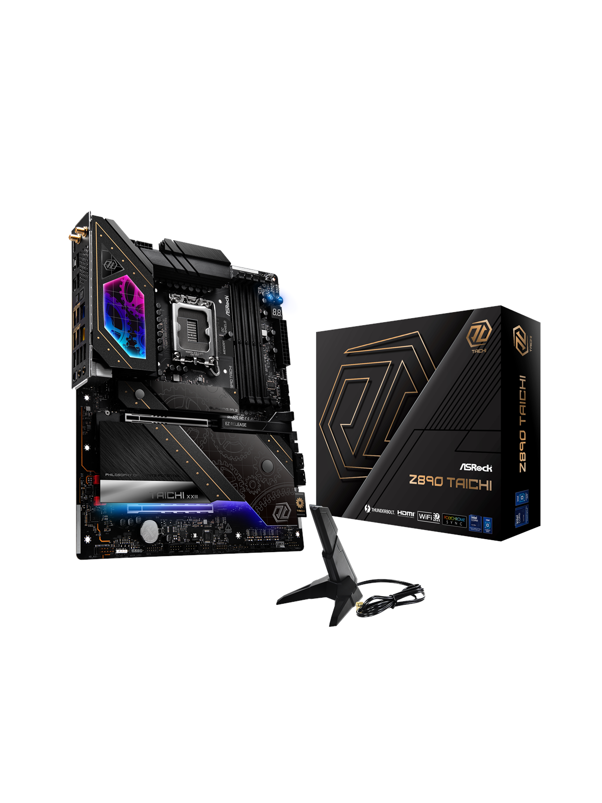 ASRock Z890 TAICHI Mainboard - Intel Z890 - Intel LGA1851 - DDR5 RAM - ATX