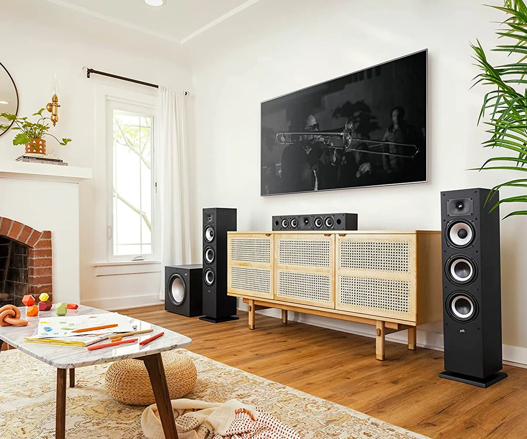 Polk Monitor Xt35C Black / Altavoz Central De Estantería