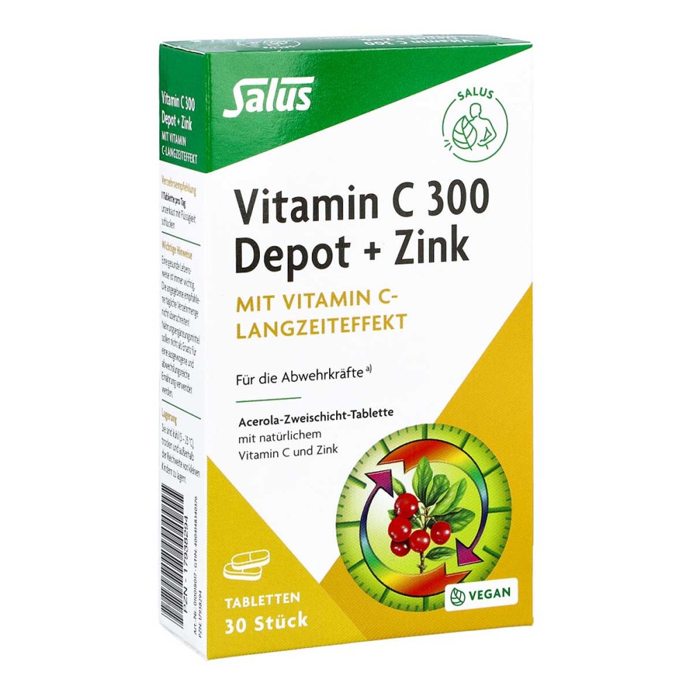 SALUS Pharma GmbH Vitamin C30 0 Depot+zink Salus Tabletten 17938294