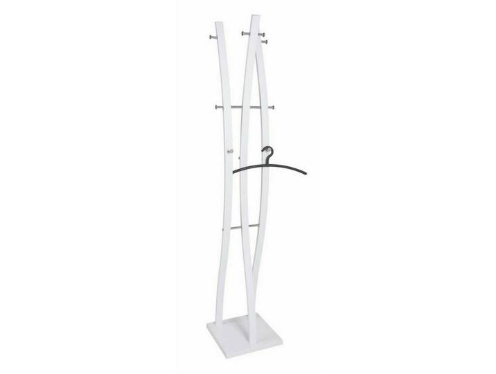 Kleiderständer, Weiß, Chromfarben, Metall, 35x180x35 cm, Schlafzimmer, Kleiderständer