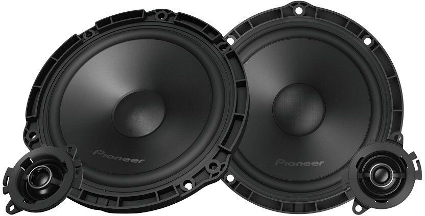 Haut-parleurs Pioneer Ts-q160c-pc 2 Voies Séparées Pour Peugeot, Citroën, Ds