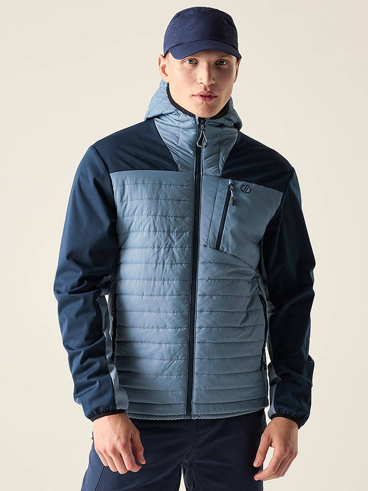 Dare 2b Softshelljacke "Mountaineer" in Blaugrau/ Dunkelblau - XXL