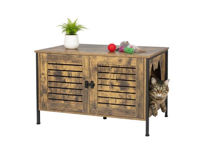Relaxdays Katzenschrank für Katzenklo