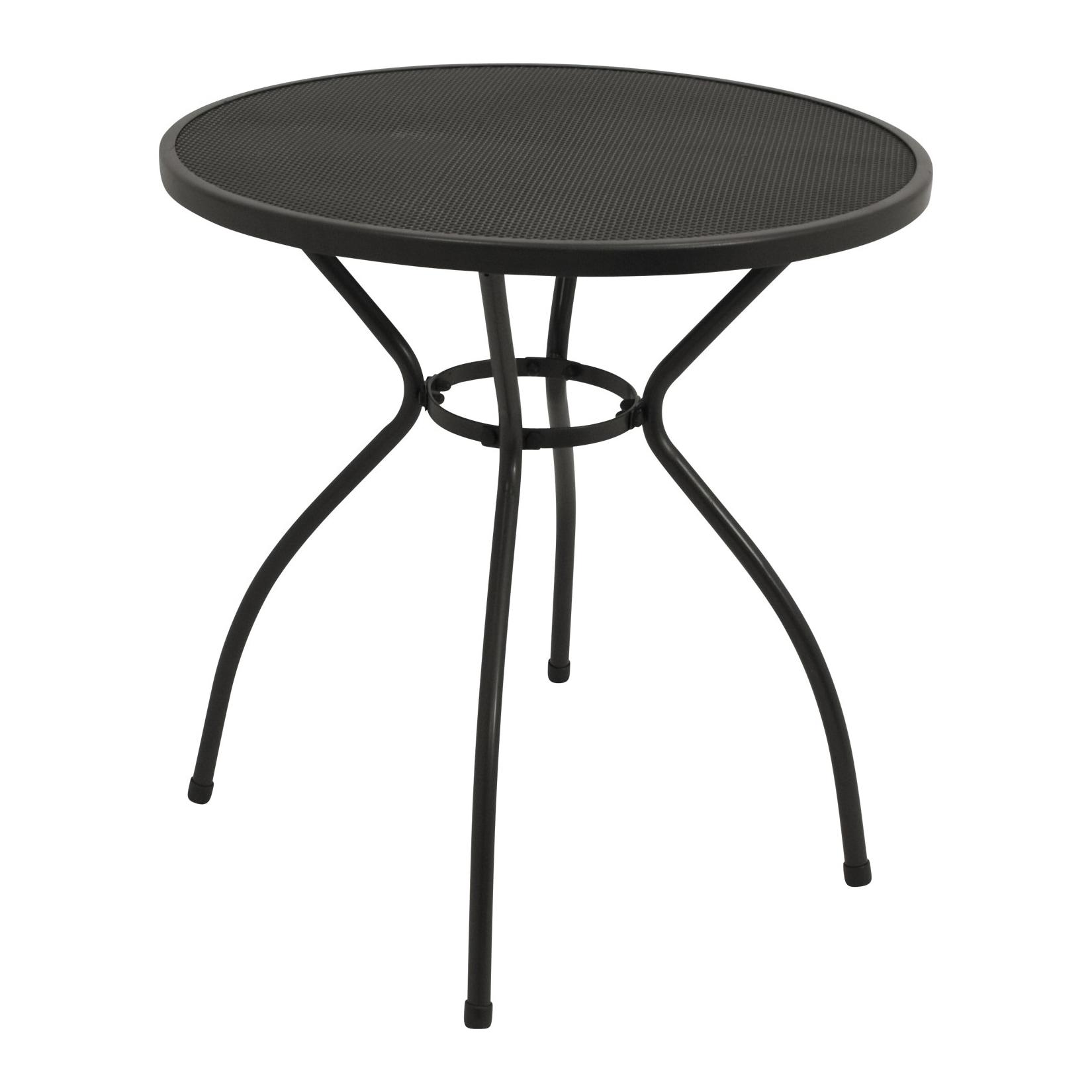 Bistrotisch CLASSIC 70cm rund, Streckmetall anthrazit