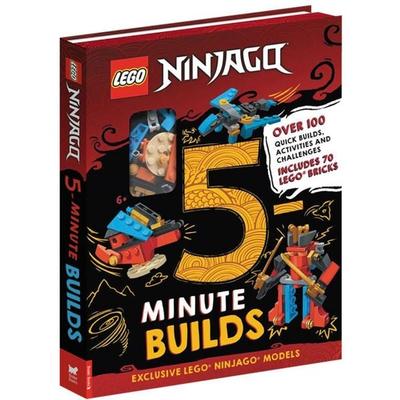 LEGO® NINJAGO®: Five-Minute Builds (with 70 LEGO bricks), Gebundene Ausgabe von Buster Books,LEGO®, Michael O'Mara Publications, 978-1-78055-951-3