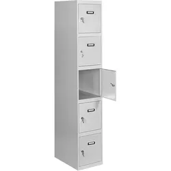 SimonRack Spind Schrank, Metallschrank, Schließfachschrank, Schloss, 1800x300x500 mm  - Simonlocker
