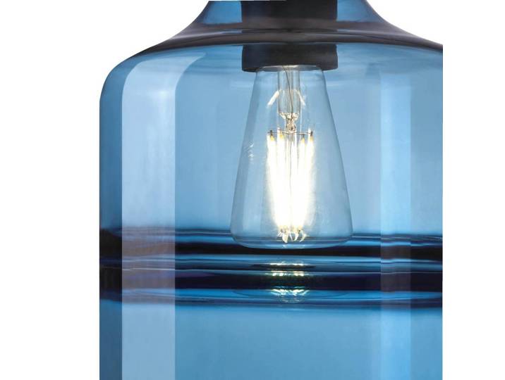 Westinghouse Hängeleuchte Soren, dimmbar, blau, für Wohn- / Esszimmer, Modern