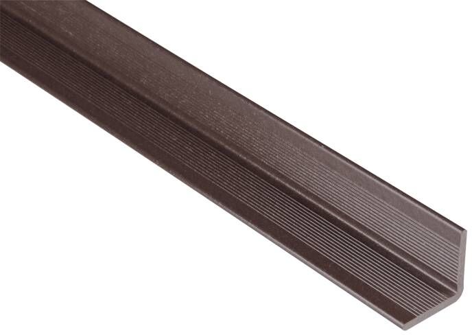 Kovalex Wandabschluss WPC 250 x 4 x 4 cm schoko