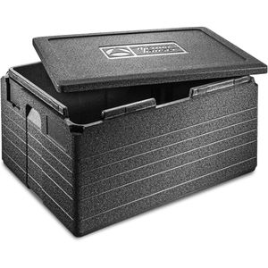 thermohauser Thermobox Unistar, schwarz, 82 Liter, Kunststoff EPP, 69,5 x 49,5 x 36 cm