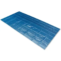 Solarabdeckplane schwarz/blau 260 x 160 cm für Pool