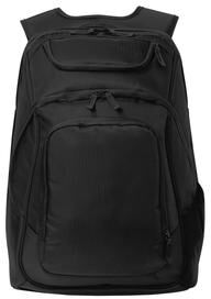 Port Authority BG223 Exec Backpack in Black size OSFA   Polyester Blend