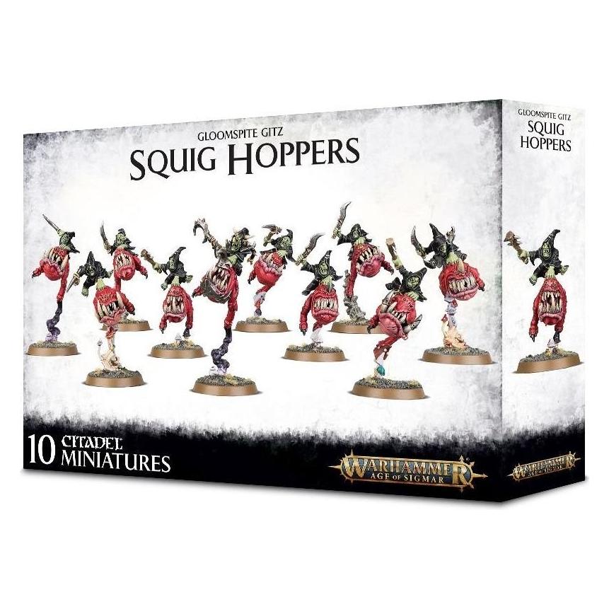 Games Workshop Warhammer Age of Sigmar - Gloomspite Gitz Squig Hoppers (Kunststoff) (89-44)