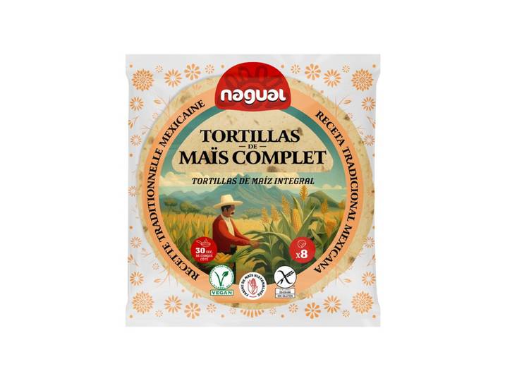NAGUAL Tortillas de maïs complet 200 g
