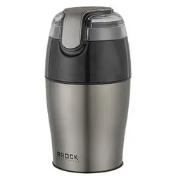 Brock Electronics CG 4051 GY Kaffeemühle Edelstahl, Kaffeemühle, Grau