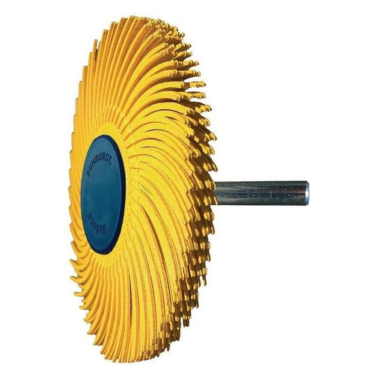 Tyrolit Radialbürstenscheibe Sunburst D.76mm K.80 Gelb 10000min-¹ (80) (34570084)