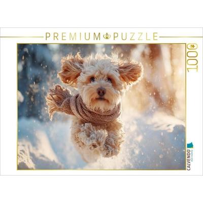 CALVENDO Puzzle Schnee ist die beste Erfindung des Winters | 1000 Teile Lege-Größe 64x48cm Foto-Puzzle für glückliche Stunden, Game von , Calvendo