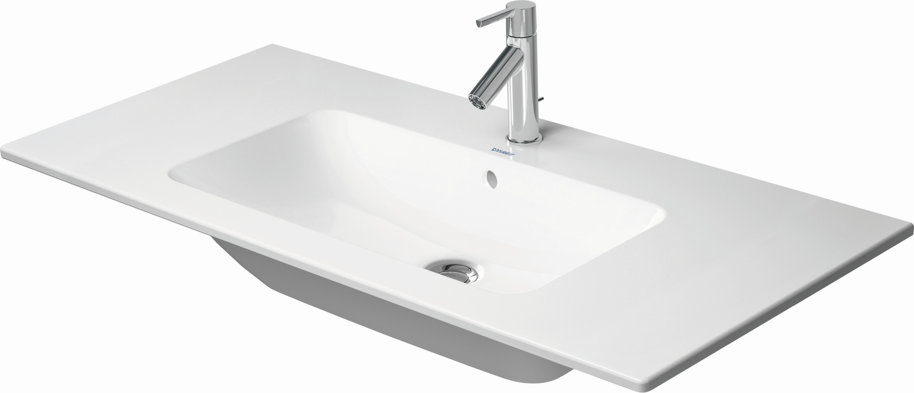 Duravit ME by Starck meuble vasque 2336100060 103 x 49 cm, blanc, sans trou pour robinetterie