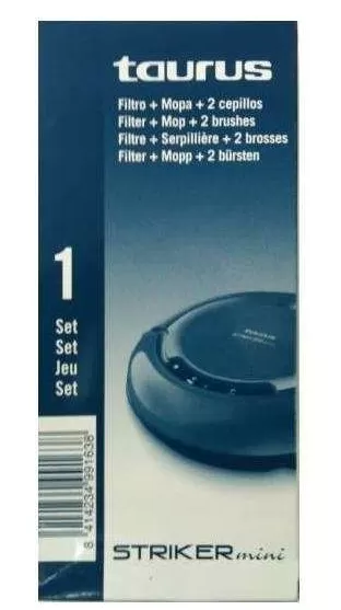 Set de Filtros  Mopa  2 Cepillos Robot Aspirador Taurus Striker Mini