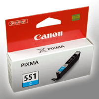 Canon Tinte 6509B001 CLI-551C cyan