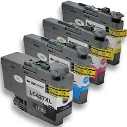 Gigao LC-427XLVAL Tintenpatronen Set kompatibel mit Brother für MFC-J6957DW - 4er Pack CMYK