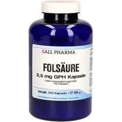 FOLSÄURE 2,5 mg GPH Kapseln 360 St