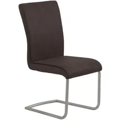 2er-Set Stuhl Milano Mikrofaser Braun