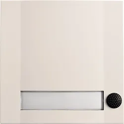 Urmet Klingeltaster 1fach 90x90x18,5mm, ws/sw DOMOLUX WS/SW