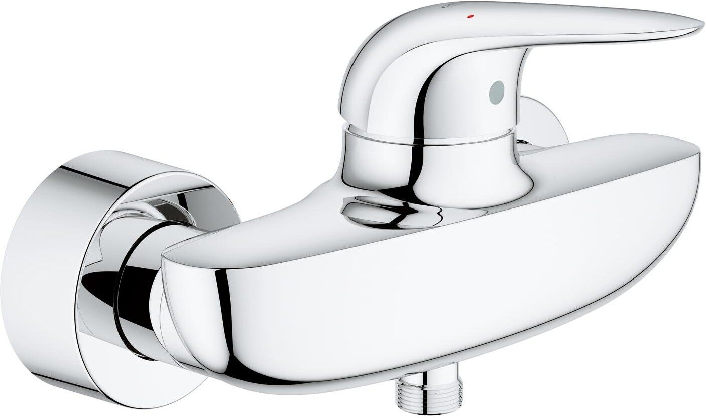Miscelatore doccia Grohe 32287001 WAVE esterno parete Cromo starlight