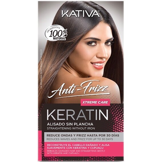 Kativa Anti Frizz Keratin Straightening without Iron Xtreme Care 1&nbsp;un.