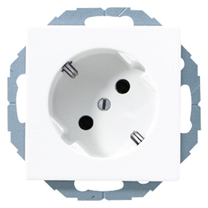 JUNG Steckdose 1f aws glz AS/A UP m.BS IP20 A520-45KIWW (A520-45KIWW)