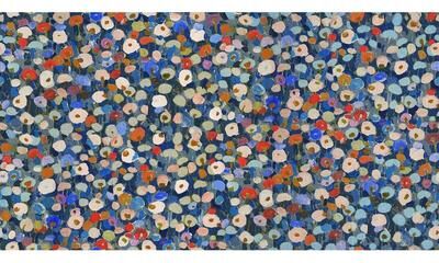 A-Street Prints Prato Blue Petite Floral Wallpaper