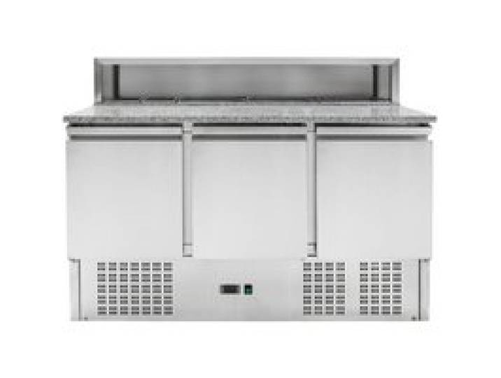 Meuble à Pizza Réfrigéré - 3 Portes - 8 Bacs GN 1/6