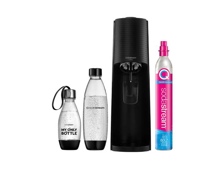 Sodastream TERRA + 1x My Only Bottle Wassersprudler Schwarz