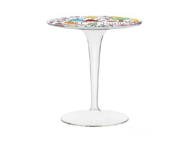 KARTELL KIDS table basse pour enfants TIPTOP (Tranparent / Dessin - PMMA transparent)