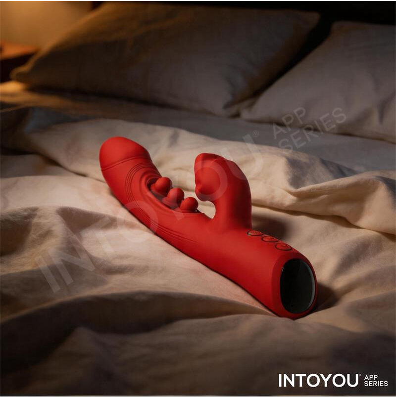 Intoyou Vibromasseur multifonction avec tapping et biting