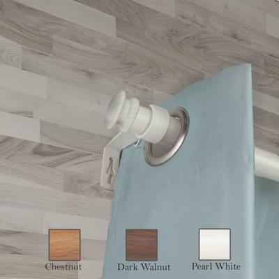 InStyleDesign Cher 1 inch Faux Wood Curtain Rod